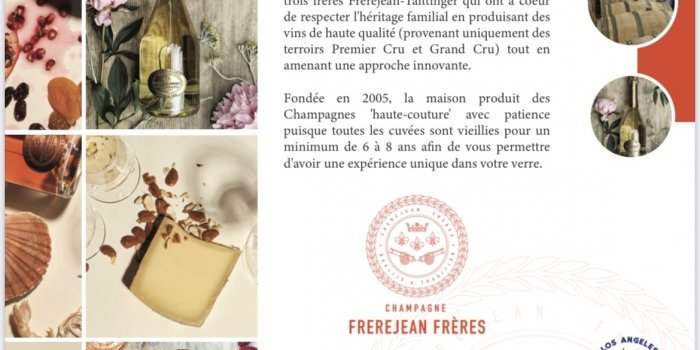 "Champagne Live", découvrez l'Histoire des champagnes Frerejean Frères
