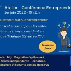 Atelier-Conférence Entreprendre "Fiscalité du statut Auto Entrepreneur" - Mercredi 1er juin 09:00-11:00