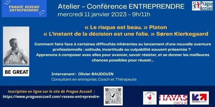 Atelier-Conférence Entreprendre : Solitude, Incertitude et Culpabilité de l'auto-entrepreneur