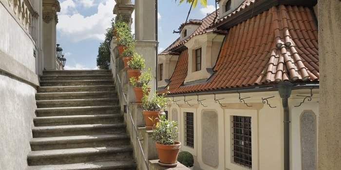 les jardins en terrasse du Château