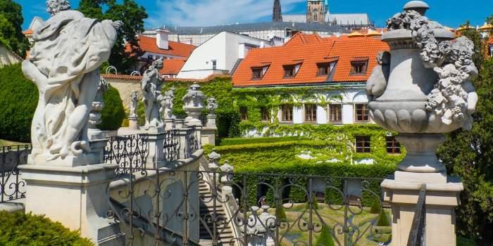 Visite des jardins de Malá Strana