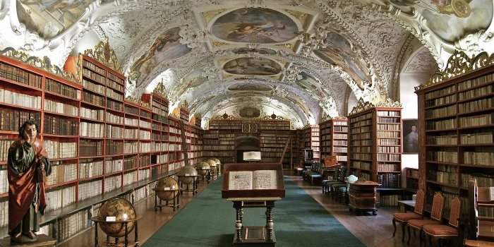 Monastère de Strahov et la bibliothèque des prémontrés