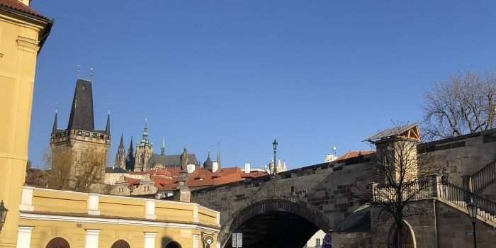 Visite du pont Charles et du quartier de Mala Strana