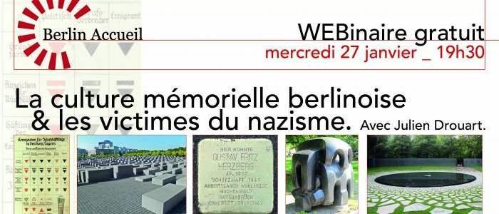 La culture mémorielle berlinoise et les victimes du nazisme